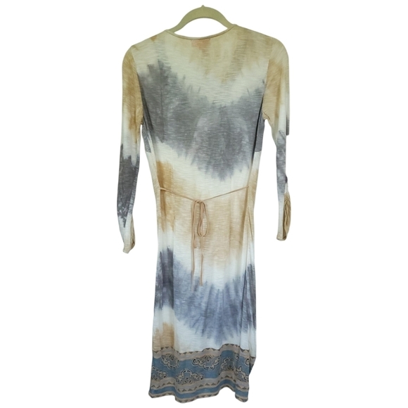 Hale Bob Cabana Tunic Tee Shirt Mini Dress Beaded Neckline Sz S - Picture 3 of 13